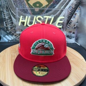 New Era 59Fifty Exclusive Colorado Rockies 95’ Coors Field Coleus Watermelon
